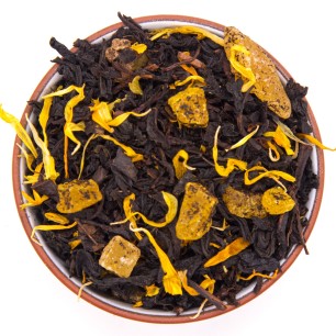Чай черный ароматизированный "Дыня со сливками"