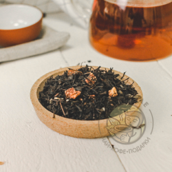 Черный чай "Клубника со сливками"