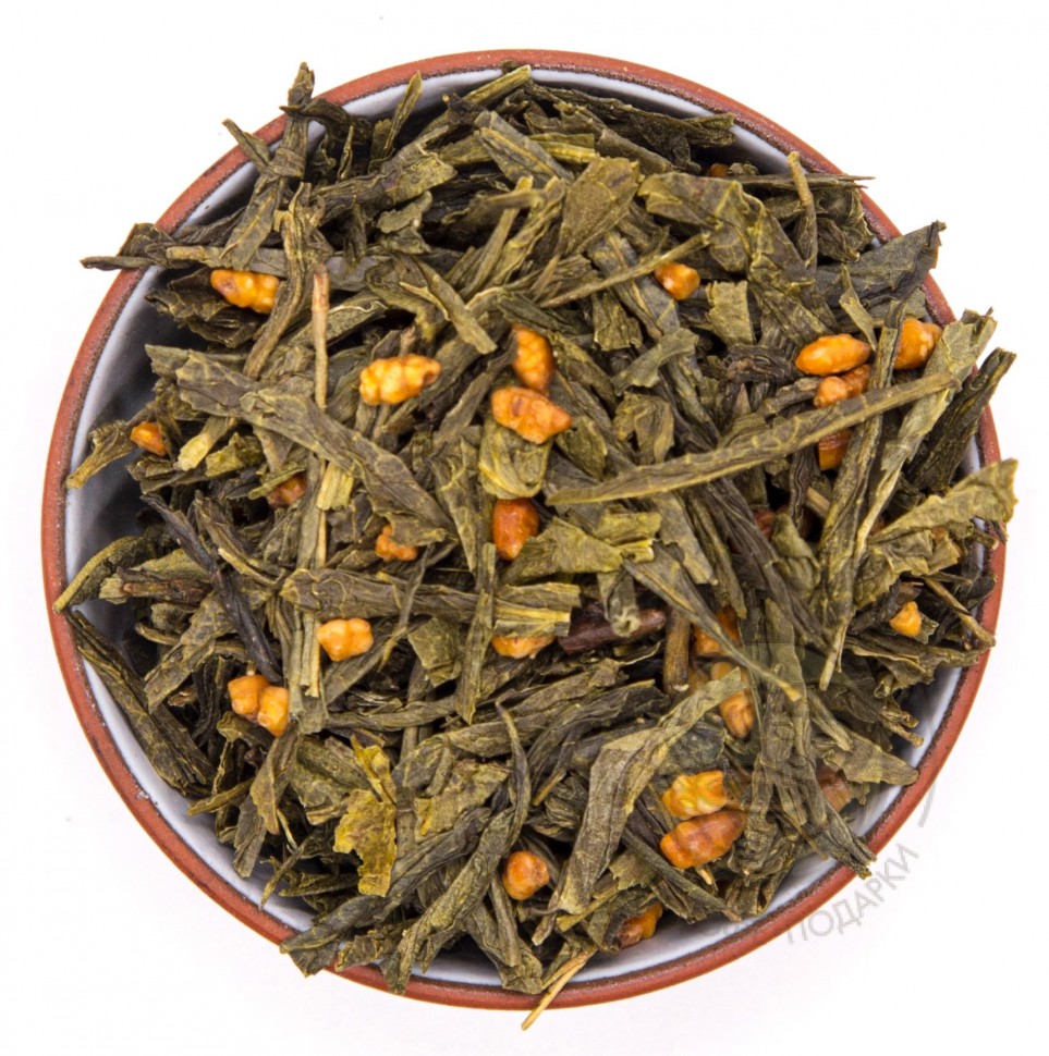 Китайский зеленый чай "Генмайча"