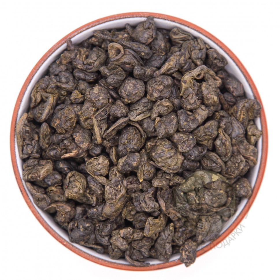 Китайский зеленый чай "Ганпаудер", кат. A (порох)