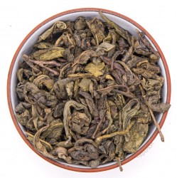 Китайский зеленый чай "Ганпаудер", кат. С (крупнолистовой)
