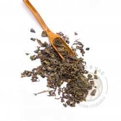 Китайский зеленый чай "Ганпаудер", кат. С (крупнолистовой)